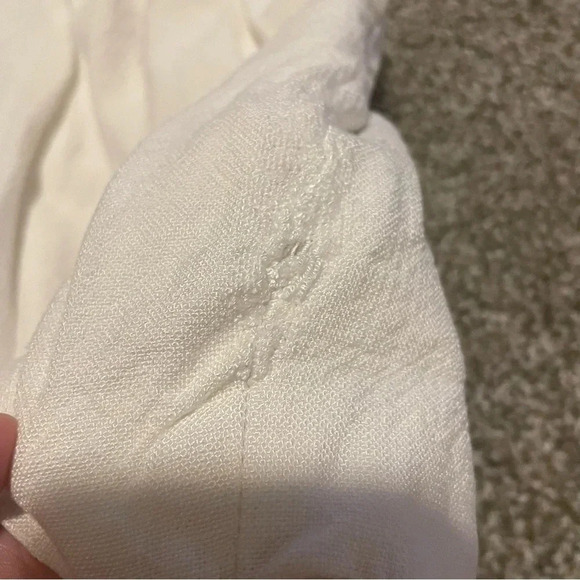 Veronica Beard Alicia High Rise white shorts - Picture 7 of 11